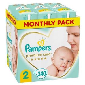 Pampers Monthly Pack Premium Care No2 (4-8 kg), 240τμχ