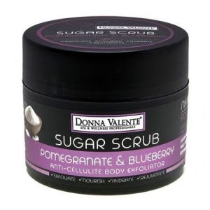 Donna Valente Sugar Body Scrub Pomegranate & Blueberry, 250g