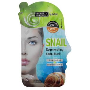 Beauty Formulas Snail Regenerating Facial Mask, 1τμχ