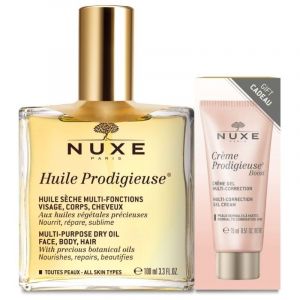 Nuxe Promo Huile Prodigieuse Πολυχρηστικό Ξηρό Λάδι Ενυδάτωσης Για Πρόσωπο, Σώμα & Μαλλιά, 100ml & Δώρο Creme Prodigieuse Boost Multi Correction, 15ml