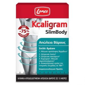 Lanes Kcaligram Slim Body Συμπλήρωμα διατροφής Για Την Απώλεια Βάρους, 60caps