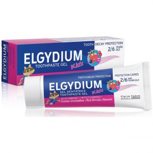 Elgydium Kids Red Berries Παιδική Οδοντόκρεμα 2-6 ετών με Γεύση Κόκκινα Φρούτα, 50ml