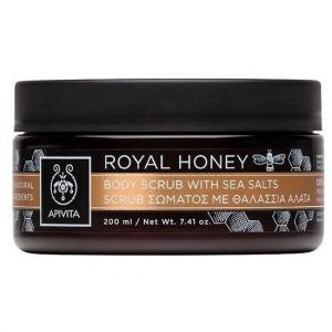 Apivita Royal Honey Scrub Σώματος με Θαλάσσια Άλατα, 200ml
