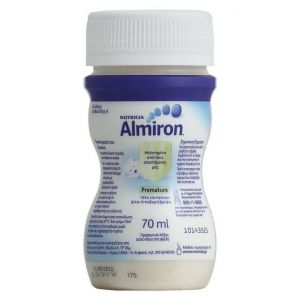 Nutricia Almiron Premature, Γάλα σε υγρή μορφή, για πρόωρα και χαμηλού βάρους γέννησης βρέφη, 70ml