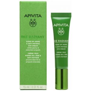 Apivita Bee Radiant Eye Cream with Peony, 15ml