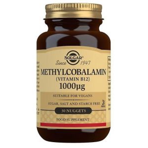 Solgar Methylcobalamin Vitamin B12 1000μg, 30nuggets