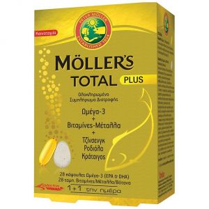 Moller's Total Plus, 28tabs &28caps