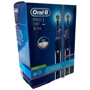 Oral-B Pro 3D 790 Black Edition Cross Action Set, 1+1τμχ
