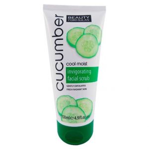 Beauty Formulas Cucumber Cool Moist Invigorating Facial Scrub, 150ml