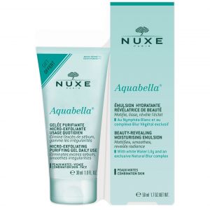 Nuxe Set Aquabella Beauty-Revealing Moisturising Emulsion, 50ml & ΔΩΡΟ Aquabella Micro-Exfoliating Purifying Gel, 30ml
