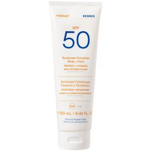 Korres Yoghurt Sunscreen Emulsion Face & Body SPF50, 250ml