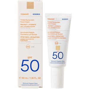 Korres Yoghurt Tinted Sunscreen SPF50, 50ml