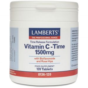 Lamberts Vitamin C Time Release 1500mg, 120tabs