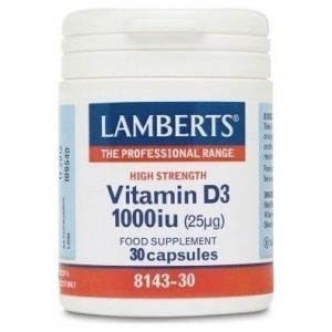 Lamberts Vitamin D 1000iu, 30caps