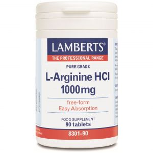 Lamberts L-Arginine HCI 1000mg, 90tabs