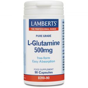 Lamberts L-Glutamine 500mg, 90caps