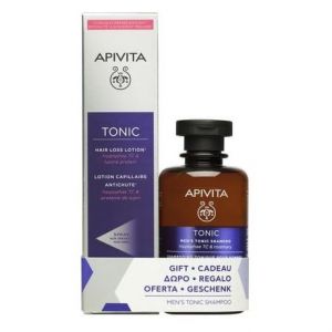 Apivita Hair Loss Lotion Hippophae TC, 150ml & ΔΩΡΟ Men's Tonic Shampoo, 250ml
