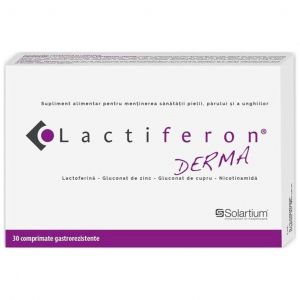 Lactiferon Derma Συμπλήρωμα Διατροφής για τη Θεραπεία της Ακμής, 30 γαστροανθεκτικά δισκία