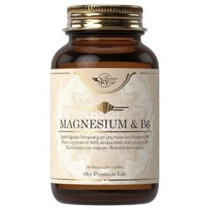 Sky Premium Life Magnesium & Vitamin B6, 60tabs