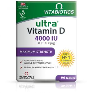 Vitabiotics Ultra Vitamin D3 4000iu, 96tabs
