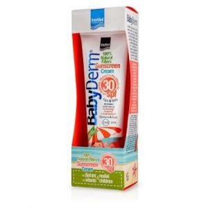Intermed Babyderm Sunscreen Cream Face & Body SPF30, 300ml