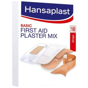 Hansaplast Basic First Aid Plaster Mix, 10τμχ