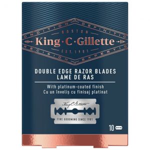Gillette King C Double Edge Razor Blades, 10τμχ