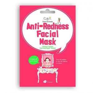 Cettua Anti-Redness Facial Mask Μάσκα Πρoσώπου κατά των Ερεθισμών & της Ερυθρότητας, 1τμχ