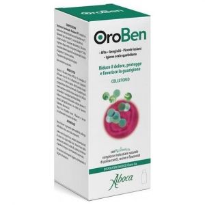 Aboca Oroben Στοματικό Διάλυμα που Μειώνει τον Πόνο, Προστατεύει & Ευνοεί την Ίαση, 150ml