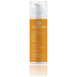 Corium Sunscreen Light Cream Matte Effect SPF50, 50ml