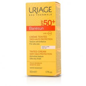Uriage Bariesun Fair Tinted Creme SPF50+ Αντιηλιακή Κρέμα με Χρώμα Ανοιχτής Απόχρωσης Ελαφριάς Υφής, 50ml