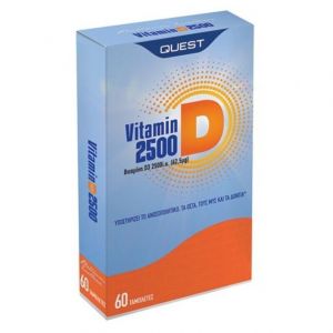 Quest Vitamin D3 2500 IU, 60tabs