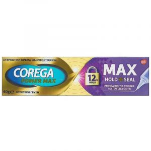 Corega Max Seal Cream Στερεωτική Κρέμα Για Τεχνητές Οδοντοστοιχίες, 40gr