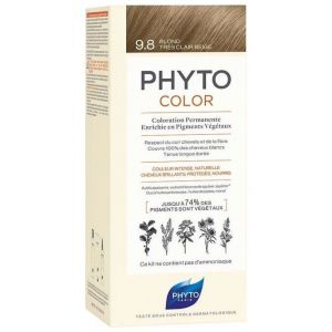 Phyto PhytoColor Very Light Beige Blonde No 9.8 Ξανθό Πολύ Ανοιχτό Μπεζ Μόνιμη Βαφή Μαλλιών, 1τεμ