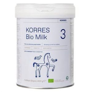 Korres Bio Milk 3 Βιολογικό Αγελαδινό Γάλα για Νήπια και Μεγάλα Παιδιά (από 12 μηνών), 400gr