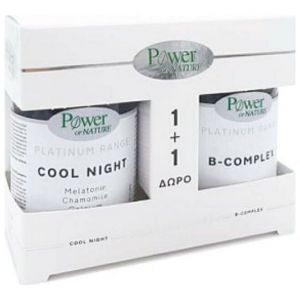 Power Health Set Platinum Range Cool Night, 30tabs & Δώρο Platinum Range Vitamin B-Complex, 20tabs