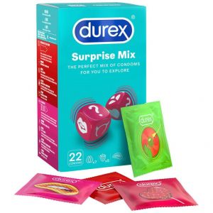 Durex Suprise Mix Collection Ποικιλία Προφυλακτικών για Πολύχρωμη & Διασκεδαστική Αλλαγή, 22τεμ