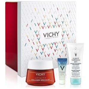 Vichy Set Liftactiv Collagen Specialist Cream για Κάθε Τύπο Επιδερμίδας 50ml & Δώρο Vichy Purete Thermale 3 in 1 100ml & Vichy Mineral 89 4ml, 1τμχ