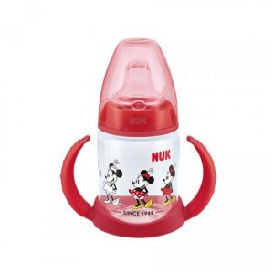 Nuk Disney Mickey Mouse First Choice Learner Bottle με ρύγχος σιλικόνης 6-18m, 150 ml