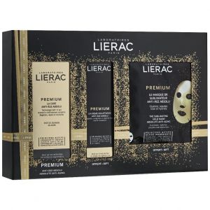 Lierac Premium Xmas Set με La Cure Anti-Aging Απόλυτη Αντιγήρανση, 30ml & Creme Πλούσια Κρέμα για Ξηρές Επιδερμίδες, 30ml & The Sublimating Gold Mask, 20ml