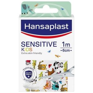 Hansaplast Sensitive Kids Αυτοκόλλητο Επίθεμα 1m x 6cm, 1τμχ
