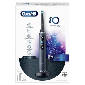 Oral-B iO Series 9 Magnetic Black Onyx Hλεκτρική Οδοντόβουρτσα Νέας Τεχνολογίας iO σε Μαύρο Χρώμα, 1 τεμ