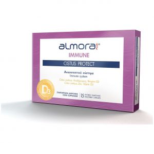 Almora Plus Cistus Protect Συμπλήρωμα Διατροφής για ένα Ισχυρό & Θωρακισμένο Ανοσοποιητικό Σύστημα, 15caps