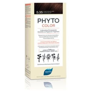 Phyto Phytocolor, Μόνιμη Βαφή Μαλλιών Νο 5.35 Ανοιχτό Καφέ Σοκολατί, 1τμχ