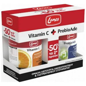 Lanes Promo Pack Vitamin C 1000mg, 30tabs & ProbioAde, 20caps