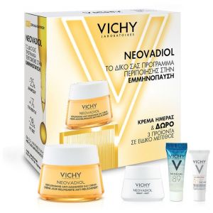 Vichy Promo Pack με Neovadiol Post-Menopause Day Cream για την Εμμηνόπαυση, 50ml & Δώρο Neovadiol Κρέμα Νύχτας 15ml, Mineral 89 Booster 4ml, Capital Soleil UV-Age Daily 3ml, 1 σετ