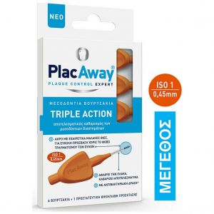 Plac Away Triple Action 0.45mm ISO 1 Πορτοκαλί, 6τμχ