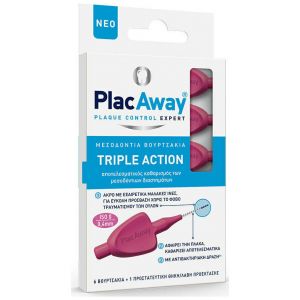 Plac Away Triple Action 0.4mm ISO 0 Ροζ, 6τμχ