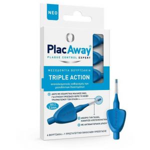 Plac Away Triple Action 0.6mm ISO 3 μπλέ, 6τμχ