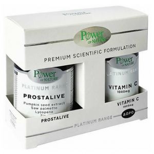 Power Health Power of Nature Platinum Prostalive, 30caps & Vitamin C 1000mg, 20tabs
